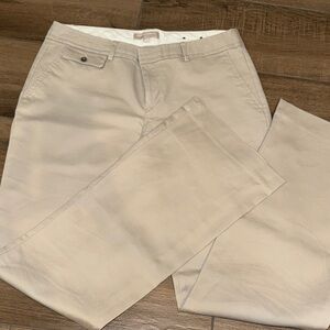 Banana Republic Women's Tan khaki Ryan fit Wide Leg Pants tall/ long length